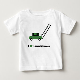 I Liebe Rasenmäher Baby T-shirt