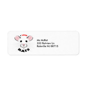 I Liebe Rating address label von kmcoriginals