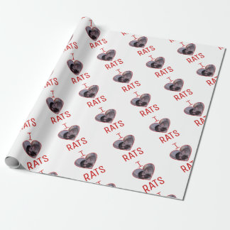 I Liebe-Ratten! Geschenkpapier
