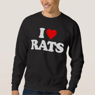I LIEBE-RATTEN SWEATSHIRT