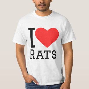 I Liebe Ratten T-Shirt