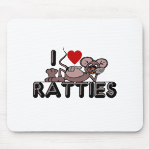 I Liebe Ratties Mousepad