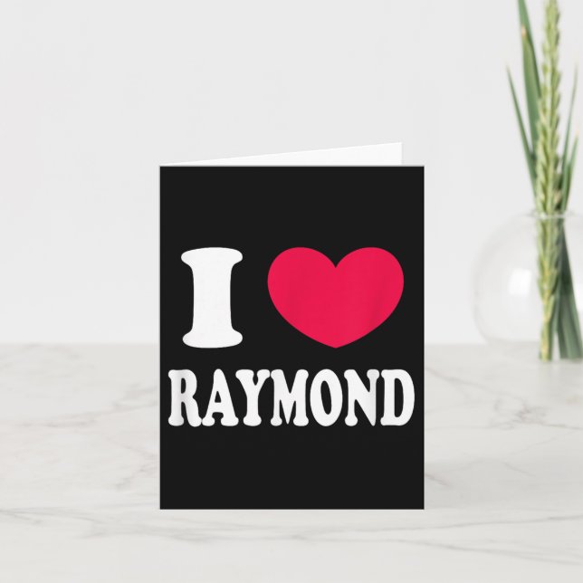 I Liebe Raymond Karte (Vorderseite)