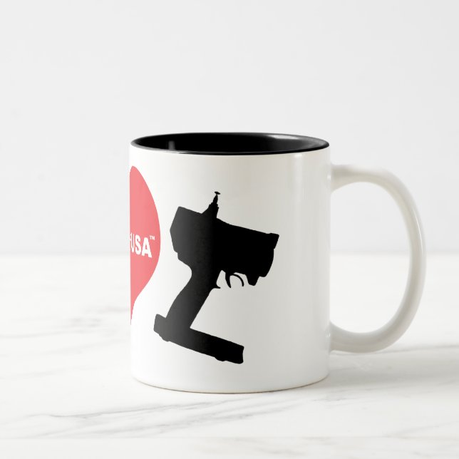 I Liebe RC Zweifarbige Tasse (Rechts)