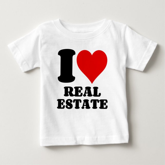 I LIEBE REALES ANWESEN BABY T-SHIRT (Vorderseite)
