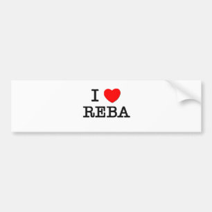 I Liebe Reba Autoaufkleber