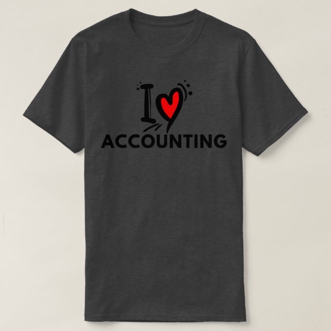 I Liebe Rechnungslegung 14 T-Shirt (Design vorne)