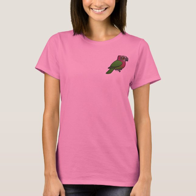 I Liebe Red-fan Parrots T-Shirt (Vorderseite)