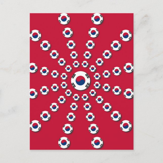 I Liebe Red Postkarte (Vorderseite)