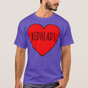 I Liebe Redheads Herz T-Shirt