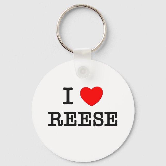 I Liebe Reese Schlüsselanhänger (Vorderseite)