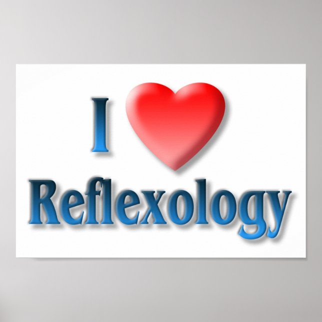 I Liebe Reflexologie Poster (Vorne)