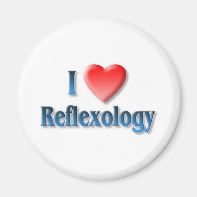 I Liebe Reflexology Magnet (Vorne)