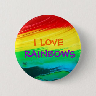I Liebe-Regenbogen Button