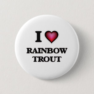 I Liebe Regenbogenforelle Button