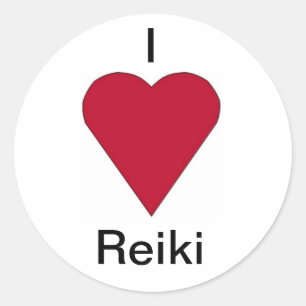 I Liebe Reiki Aufkleber