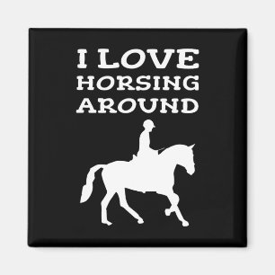 I Liebe Reiten Reitpferd Lover Besitzer Reitpferd Magnet