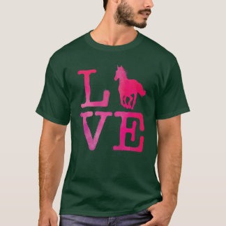 I Liebe Reitsport Reitpferde Geschenke T-Shirt