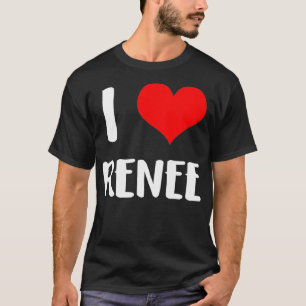 I Liebe RENEE valentine sorry Ladys Typ Herzchen T-Shirt