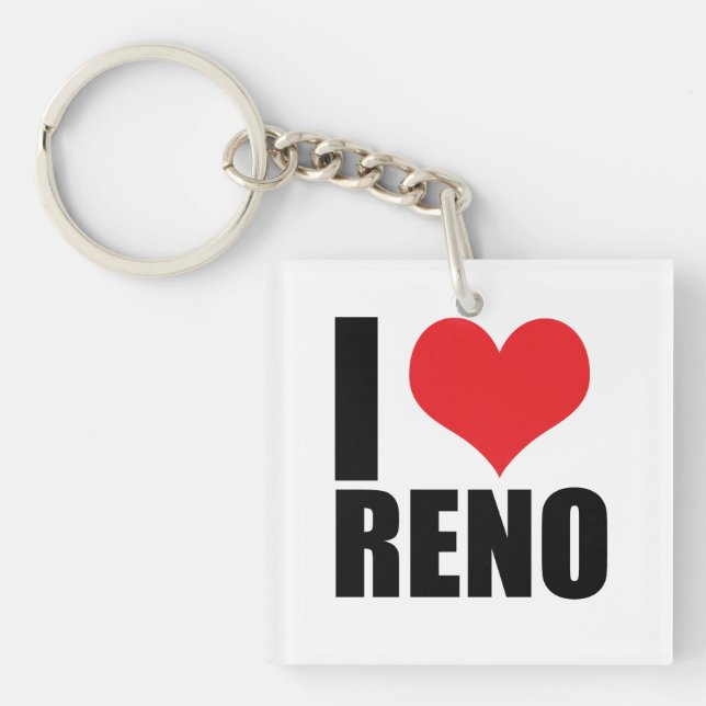 I Liebe Reno Schlüsselanhänger (Vorderseite)