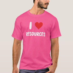 I Liebe Ressourcen - Natur im Freien Campingplatz T-Shirt