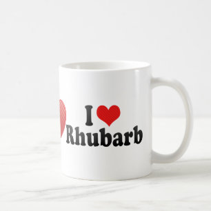 I Liebe-Rhabarber Kaffeetasse