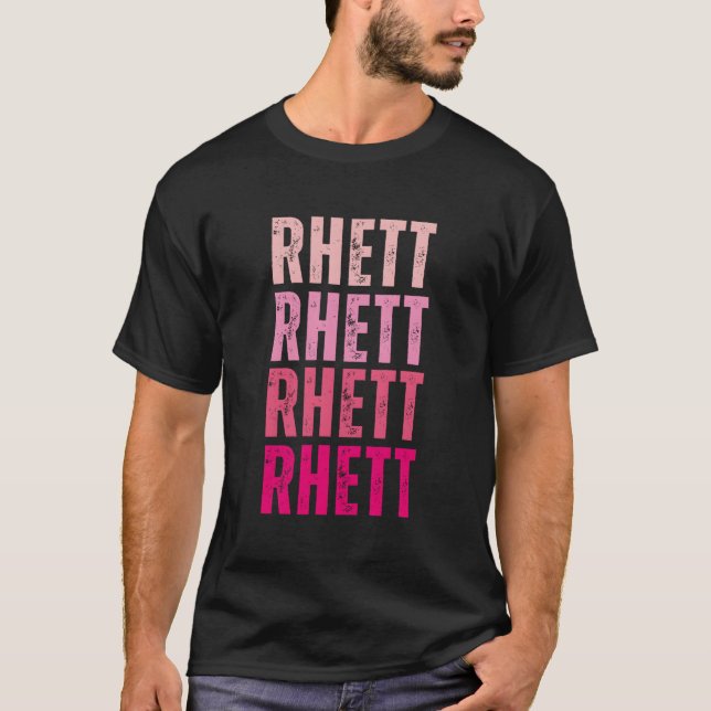 I Liebe Rhett Funny Rhett T-Shirt (Vorderseite)