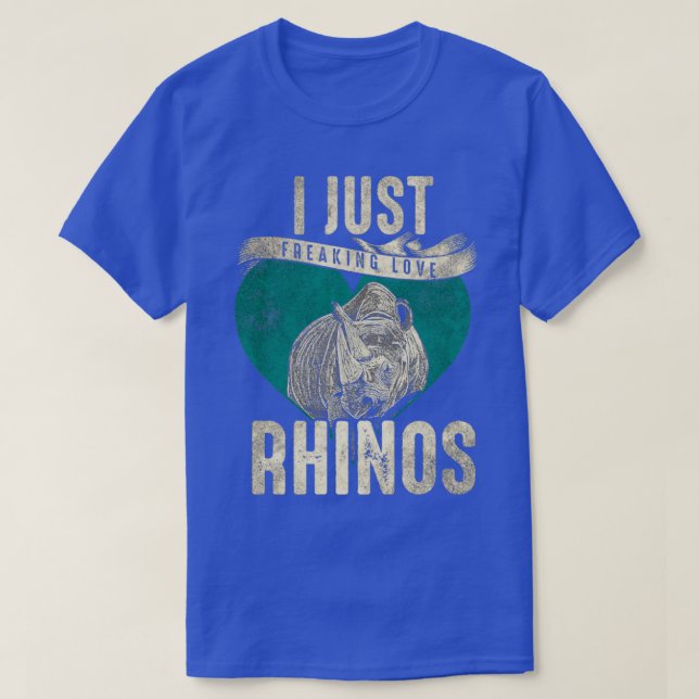 I Liebe Rhinos T-Shirt (Design vorne)