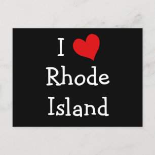 I Liebe Rhode Postkarte