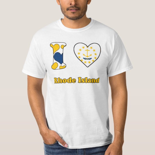 I Liebe Rhode T-Shirt (Vorderseite)