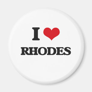 I Liebe Rhodos Magnet