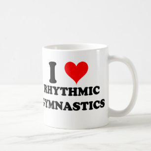 I Liebe-rhythmische Gymnastik Kaffeetasse