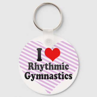 I Liebe Rhythmische Gymnastik Schlüsselanhänger