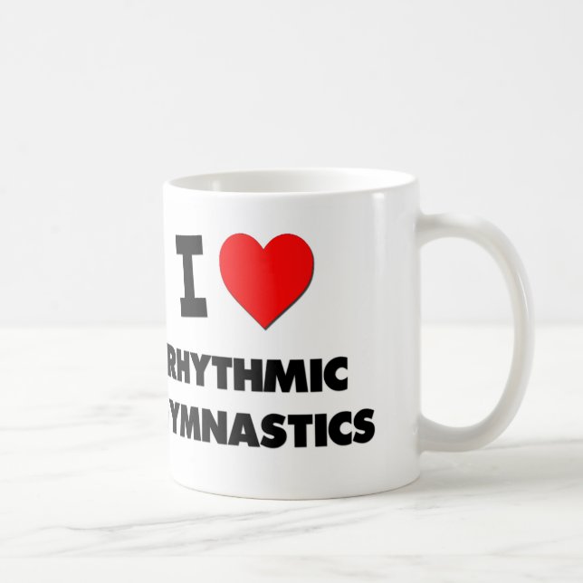 I Liebe-rhythmische Gymnastik Tasse (Rechts)