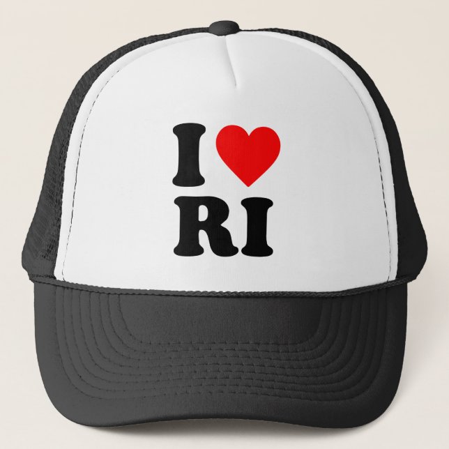 I LIEBE RI TRUCKERKAPPE (Vorderseite)