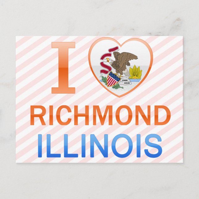 I Liebe Richmond, IL Postkarte (Vorderseite)