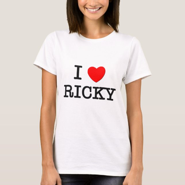 I Liebe Ricky T-Shirt (Vorderseite)