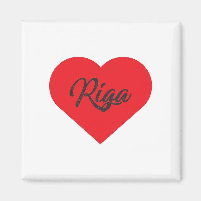 I Liebe Riga - Lettland Magnet (Vorne)