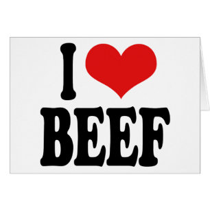 I Liebe-Rindfleisch