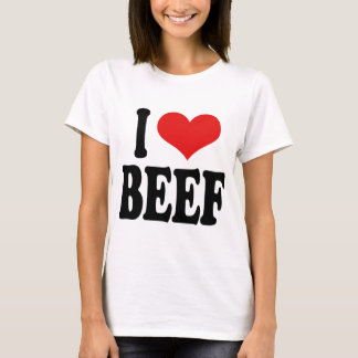 I Liebe-Rindfleisch T-Shirt