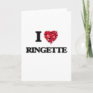 I Liebe Ringette Karte