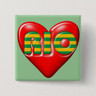 I Liebe Rio de Janeiro Button