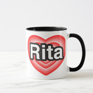 I Liebe Rita. Liebe I Sie Rita. Herz Tasse