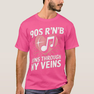 I Liebe R'N'B Angesagt-Hop Girl Funny 90's Rb T-Shirt