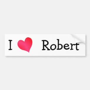 I Liebe Robert Autoaufkleber