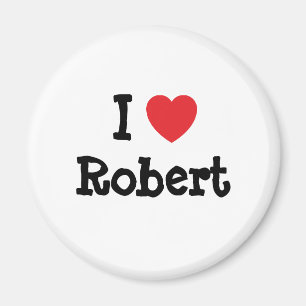 I Liebe Robert heart custom personalisiert Magnet
