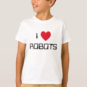 I Liebe Roboter T-Shirt
