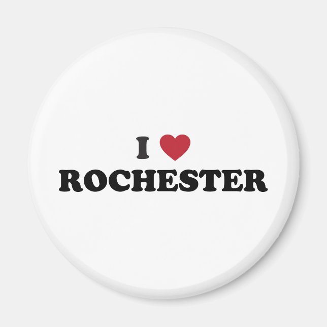 I Liebe Rochester New York Magnet (Vorne)