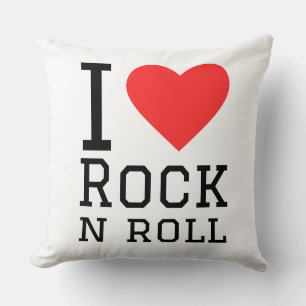 I Liebe Rock and Roll Kissen