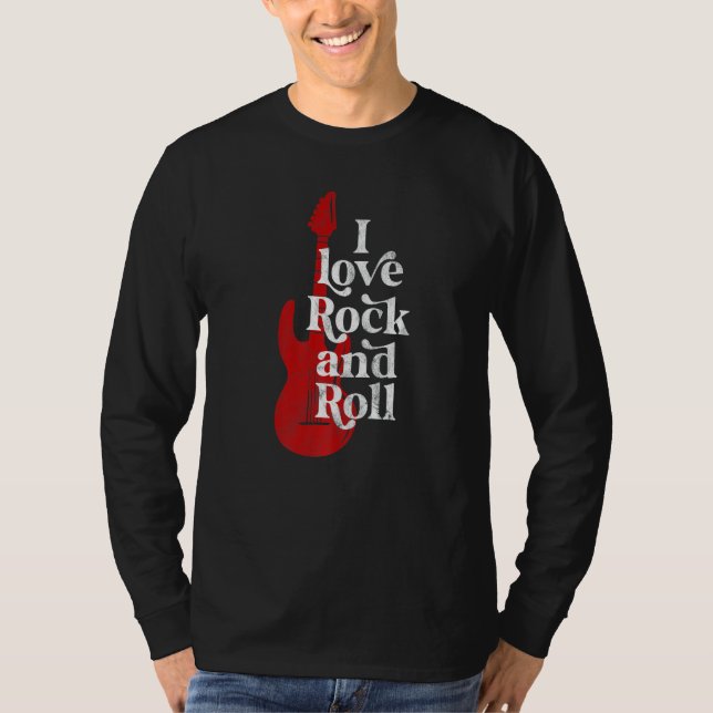 I Liebe Rock and Roll T-Shirt (Vorderseite)